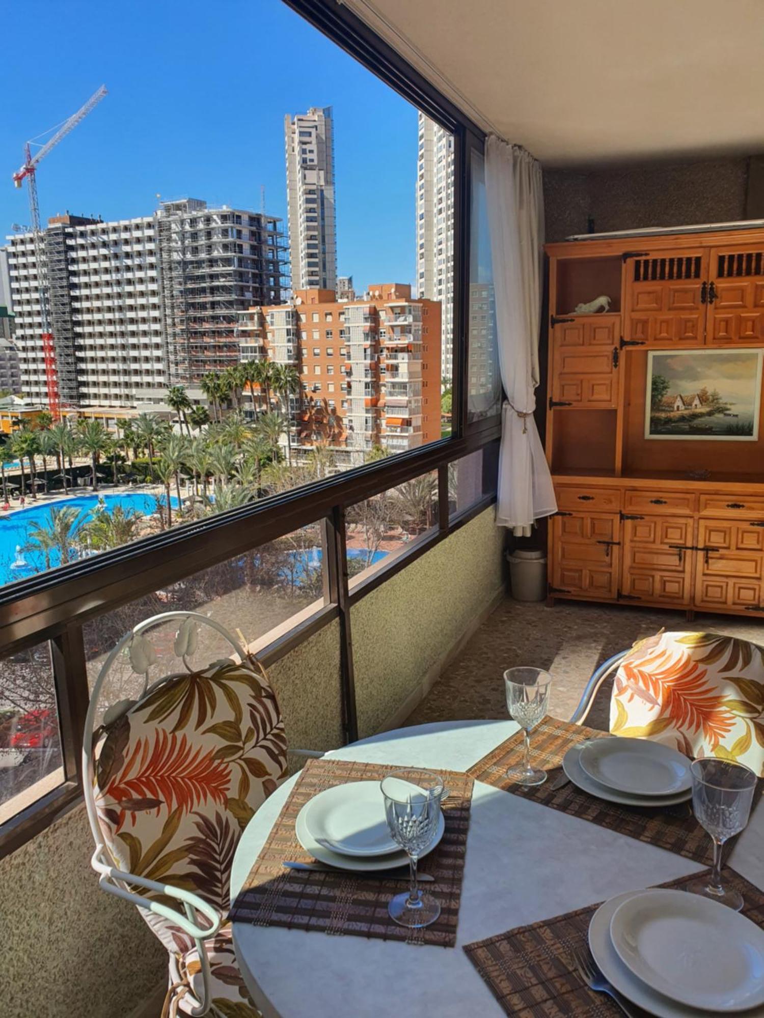 Vintage Benidorm Appartement Buitenkant foto
